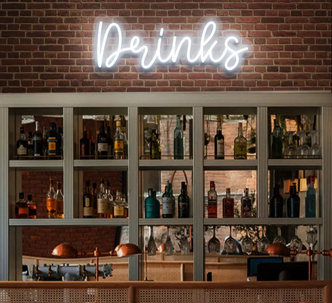 Drinks Neon Sign