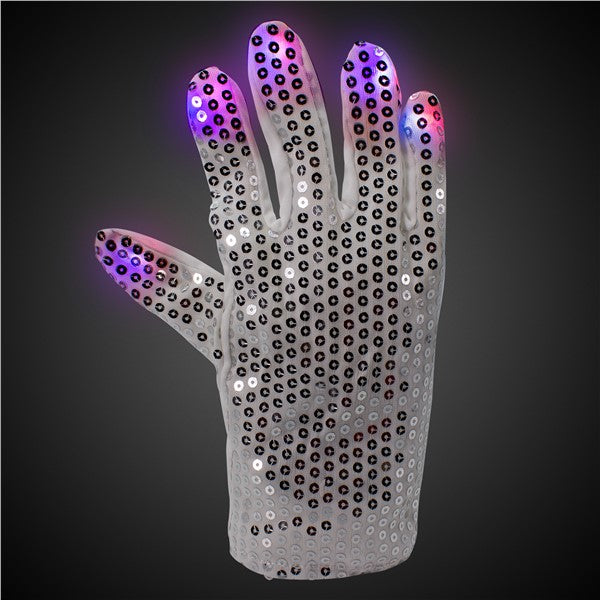 LED Patriotic Sequin Glove