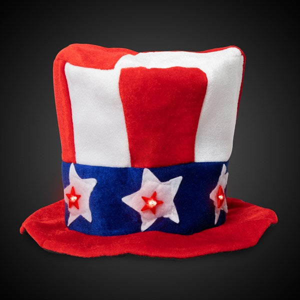 LED Uncle Sam Top Hat