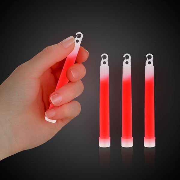 Premium Red Glow Sticks - Pack Of 50