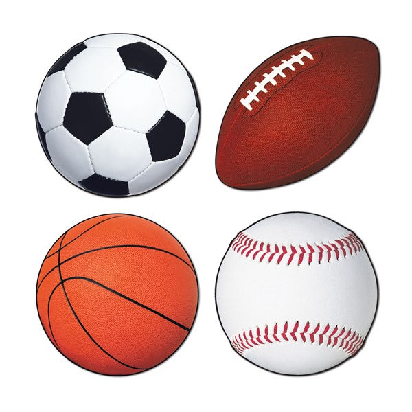 Sports Cutouts "Pack of 4"