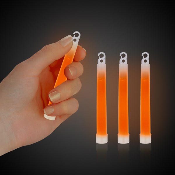 Premium Orange Glow Sticks - Pack Of 50