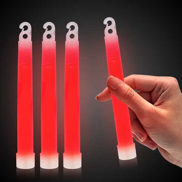 Premium Red Glow Sticks - Pack Of 50