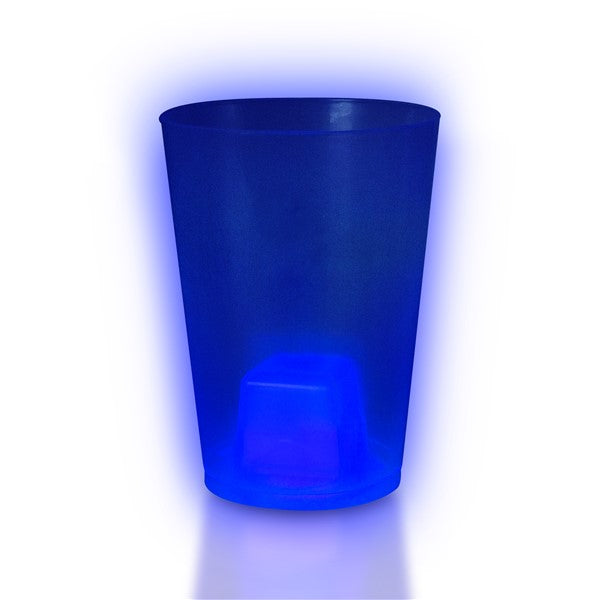 Blue Glow Cube Cup